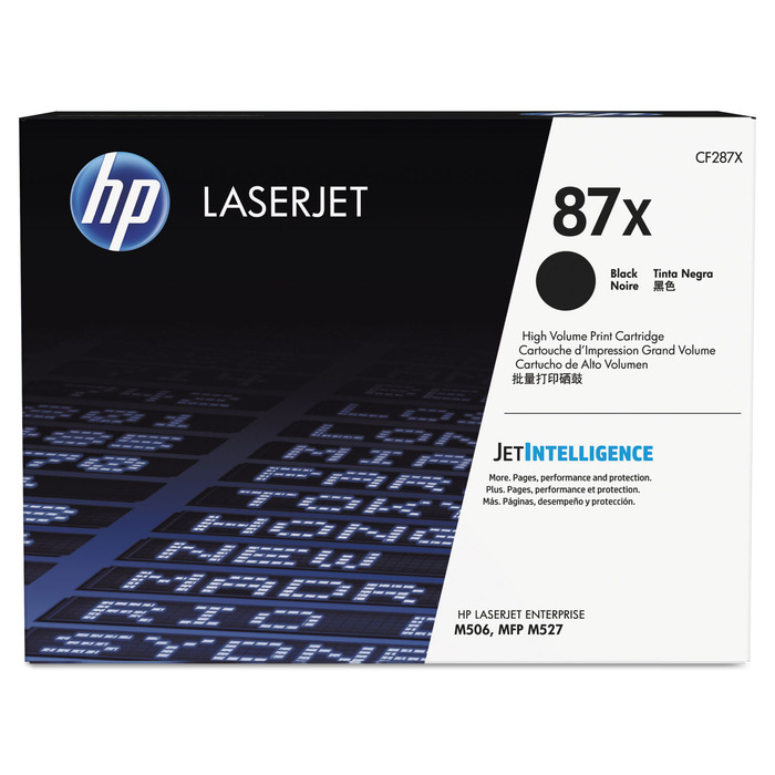 Toner HP CF287X HP 87X Original Preto p/ M506 M527 M501