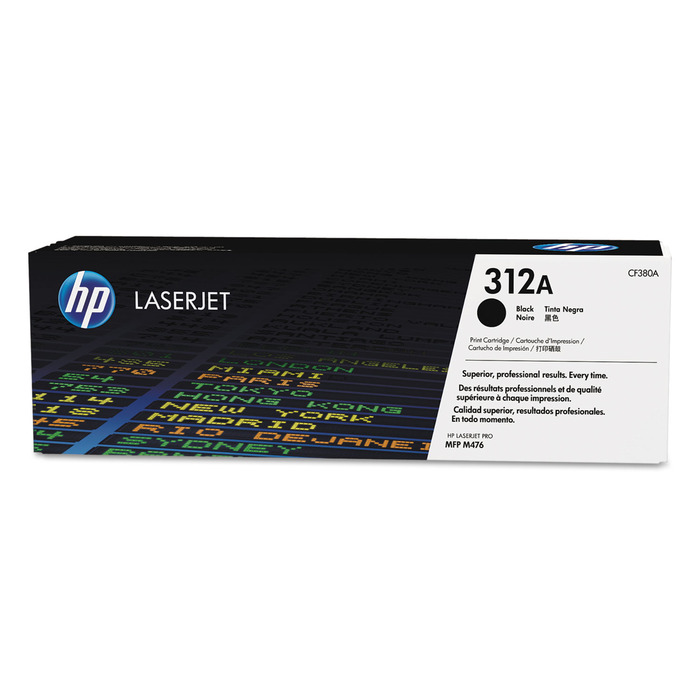 Toner HP CF380A Preto Original 312A p/ M476dn M476nw M476dw