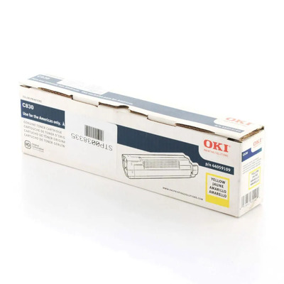 Toner 44059109 Okidata Original | C830, C830dtn, C830dn Amarelo | Produto Oficial Okidata, com NF e procedência
