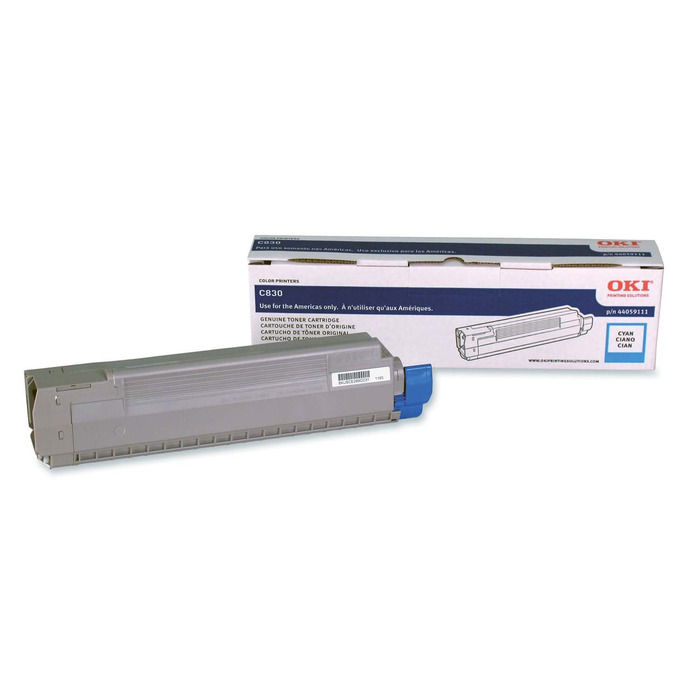 Toner 44059111 Okidata Original | C830, C830dtn, C830dn Ciano | Produto Oficial Okidata, com NF e procedência