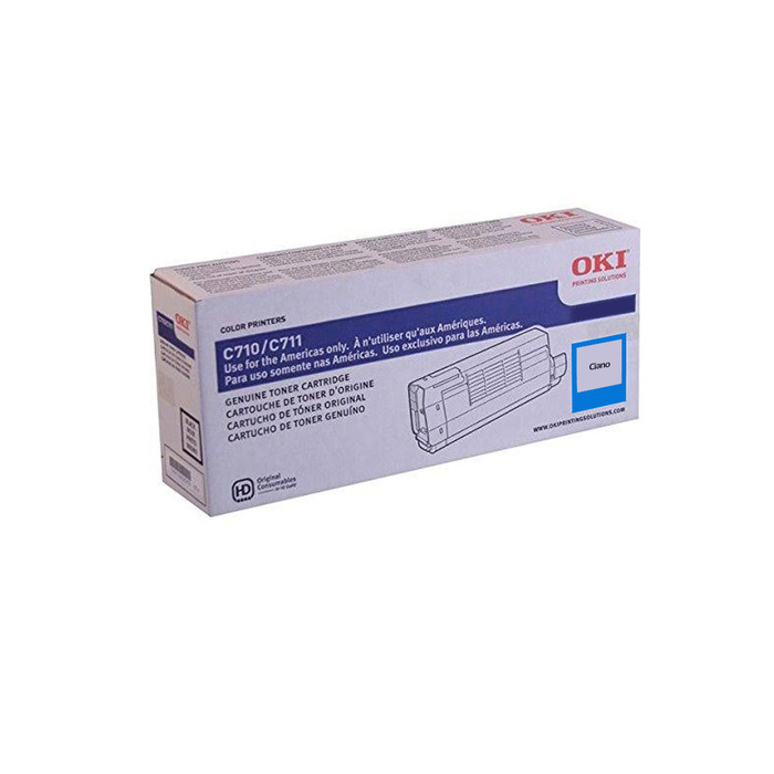 Toner 44318603 Okidata Original | C711WT, C711 Ciano | Produto Oficial Okidata, com NF e procedência