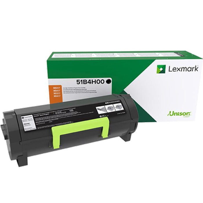 Toner 51B4H00 Lexmark Original | MX617, MX517, MX417, MS617, MS517, MS417, MX617de, MX517de, MX417de, MS617dn, MS517dn, MS417dn | Produto Oficial