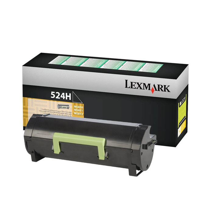 Toner 52D4H00 (524H) Lexmark Original | MX711, MX710, MS812, MS811, MS810, MS812, MS811, MS810, MS711, MS710, MX812, MX811, MX810 | Produto Oficial