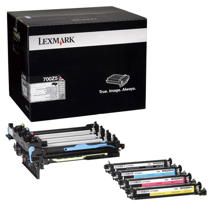 Cilindro Color 70C0Z50 (700Z5) Lexmark Original | CX510, CX410, CX310, CS510, CS410, CS310, CX510dhe, CX310dn, CS510dte, CS410n, CS310dn | Lacrado