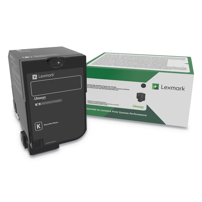 Toner 74C4SK0 Lexmark Original | CX725dhe, CX725de, CS720dte, CS720de, CS725dte, CS725de, CX725, CX720, CS725, CS720 Preto | Oficial Lexmark Lacrado