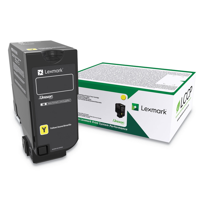 Toner 74C4SY0 Lexmark Original | CX725, CX720, CS725, CX725dth, CX725dhe, CX725de, CS720dte, CS720de, CS725dte, CS725de, CS720 Amarelo Oficial Lexmark