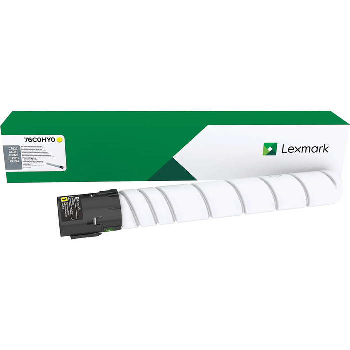 Toner 76C0HY0 Lexmark Original | CX923, CX922, CX921, CS923/ CX924dte, CX923dte, CX922de, CX921de, CS923de, CS921de, CX924, CS921 Amarelo | Lacrado