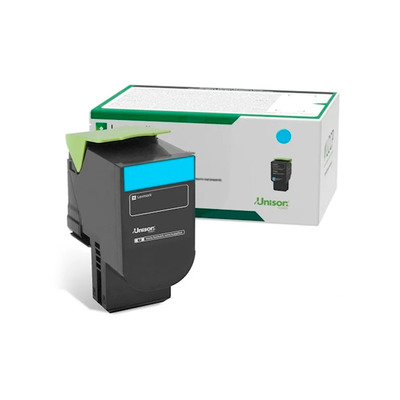 Toner 80C8XC0 Lexmark Original | CX510, CX510dhe, CX510de com Altíssimo Rendimento Ciano | Produto Oficial Lexmark, com NF e procedência e Garantia