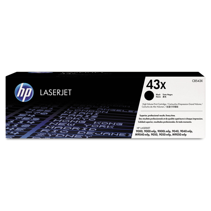 Toner C8543X HP Original | 9050, 9040, 9000, 9050n, 9050MFP, 9050dn, 9040n, 9040dn, 9000hnf, 9000n, 9000hns, 9000dn | Produto Oficial HP, com NF