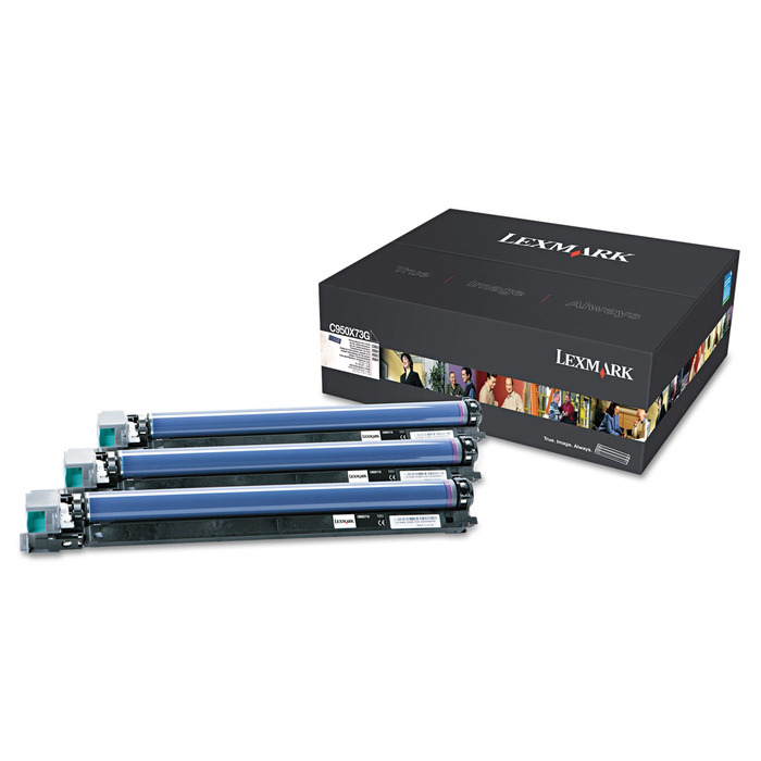 Kit de Cilindros C950X73G Lexmark Original | X954, X952, X950, C950, X954dhe, X952dte, X950de, C950de Color | Produto Oficial Lexmark com NF