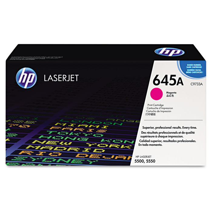 Toner C9733A (645A) HP Original | 5550, 5500, 5550hdn, 5550n, 5550dtn, 5550dn, 5500hdn, 5500n, 5500dtn, 5500dn Magenta | Produto Oficial HP e Garantia