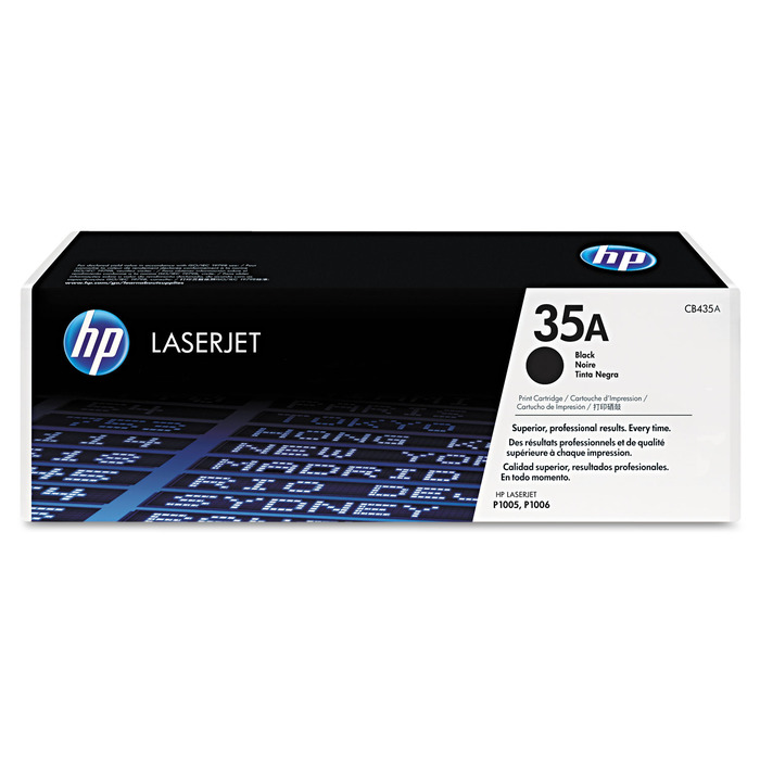 Toner CB435A (35A) HP Original | P1006, P1005 Preto | Atenção: Produto Oficial HP, com NF, Procedência e Garantia de 1 Ano