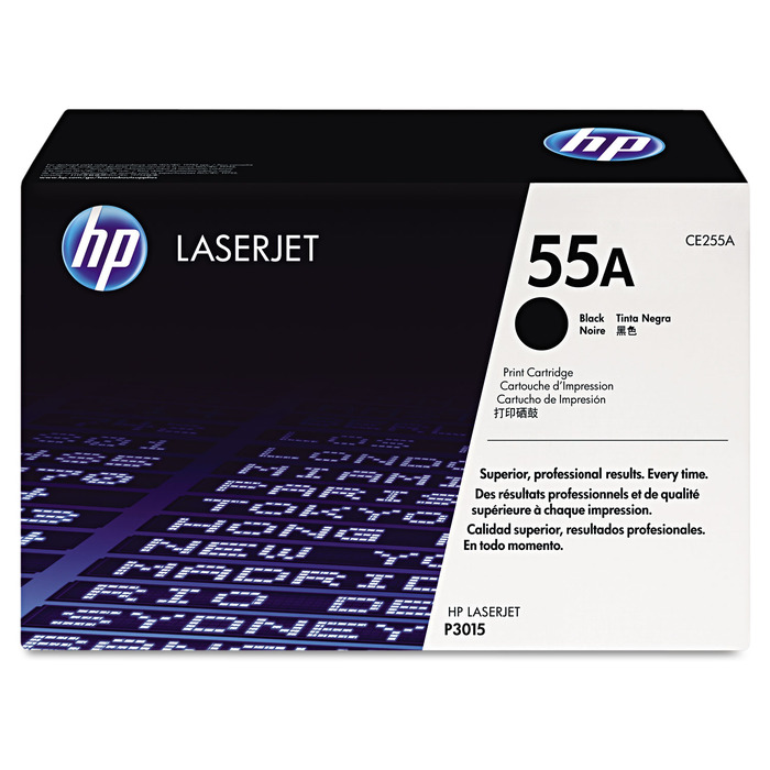 Toner CE255A (55A) HP Original | P3015, M521, M525, M521dn, P3015x, P3015n, P3015dn, P3015d, M525c , M525f, M525dn | Produto Oficial HP com NF