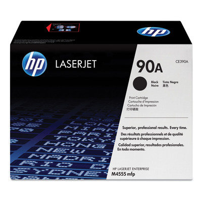Toner CE390A (90A) HP Original | M603, M602, M601, M4555h, M4555f, M603n/ M603dn, M602x, M602n, M601n, M601dn, M4555 | Produto Oficial HP Lacrado