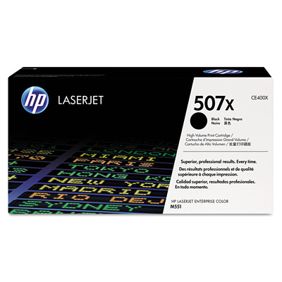Toner CE400X (507X) HP Original | MFP M575, M551, M551n, M575c, M575f, M575dn/ M551xh, M570dn, M551dn Preto | Produto Oficial HP c/ Garantia