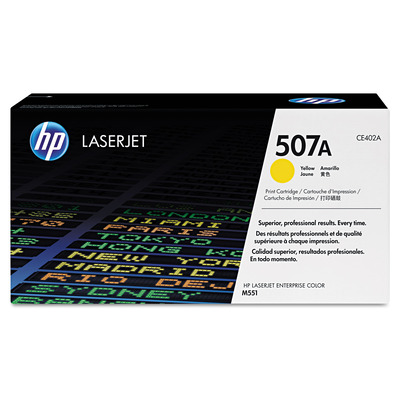 Toner CE402A (507A) HP Original | MFP M575, M551, M570dn, M575c, M575f, M575dn, M551xh, M551n, M551dn Amarelo | Produto Oficial HP com NF