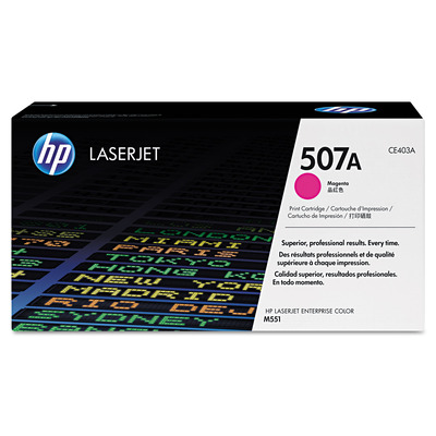 Toner CE403A (507A) HP Original | MFP M575, M551, M551n, M575c, M575f, M575dn/ M551xh, M570dn, M551dn Magenta | Produto Oficial HP com NF