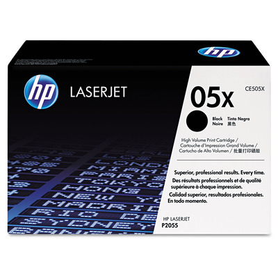 Toner CE505X (05X) HP Original | P2055, P2055x, P2055dn, P2055d Alta Capacidade | Produto Oficial HP com NF, Procedência e Garantia de 1 Ano