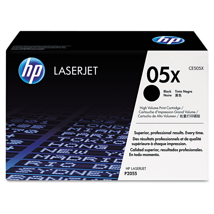 Toner HP CE505X 505X Preto Original p/ P2055dn P2035 P2055d