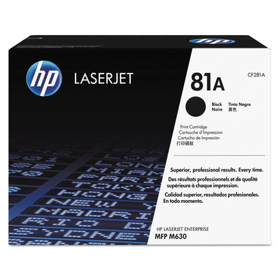 Toner CF281A (81A) HP Original | M606, M605, M604, M630z, M630f, M606x, M606dn, M605x, M605n, M605dn, M605dh, M604n, M604dn, M630h | Produto Oficial