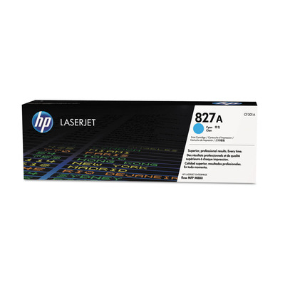 Toner CF301A (827A) HP Original | M880z+ MFP, M880z MFP, M880 Ciano | Produto Oficial HP, com NF, Procedência e Garantia