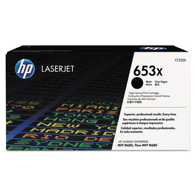 Toner CF320X (653X) HP Original | M680f, M680dn, M651xh, M651n, M651dn, M680z, M680, M651 Preto | Produto Oficial HP com NF e Procedência