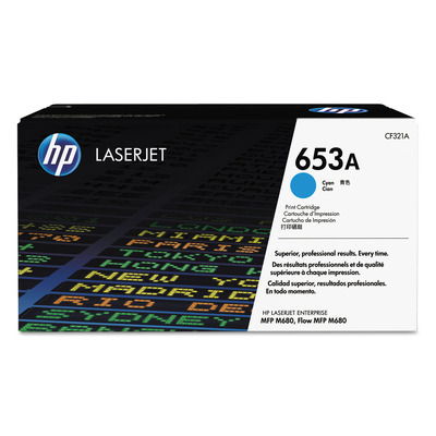 Toner CF321A (653A) HP Original | M680, M651, M651xh, M651n, M680f, M680dn, M651dn, M680z Ciano | Produto Oficial HP com NF e Procedência