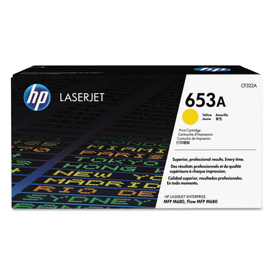 Toner CF322A (653A) HP Original | M680f, M680, M651, M651n, M651dn, M680z, M680dn, M651xh Amarelo | Produto Oficial HP com NF e Procedência