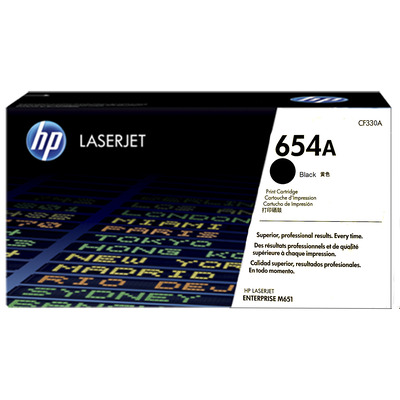 Toner CF330A (654A) HP Original | M651, M651n, M651dn, M651xh Preto | Produto Oficial HP, com NF, Procedência e Garantia de 1 Ano