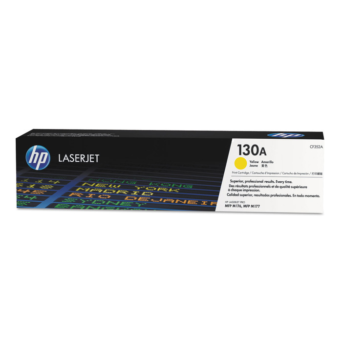 Toner CF352A (130A) HP Original | M177, M176, M177fw, M176n Amarelo  | Produto Oficial HP, com NF, Procedência e Garantia de 1 Ano
