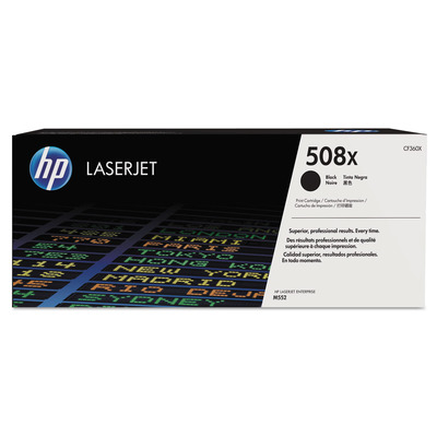 Toner HP CF360A Preto Original 508A | M553 M552 M553n M553dn