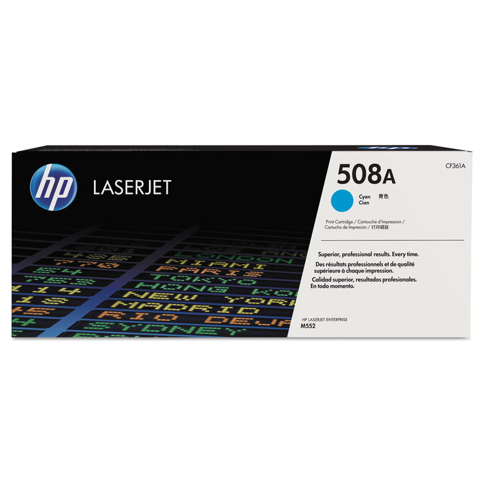 Toner CF361A (508A) HP Original | M577, M553, M552, M577f, M577dn, M553x, M553n, M553dn, M553dh, M577z, M577c Ciano | Produto Oficial HP, com NF