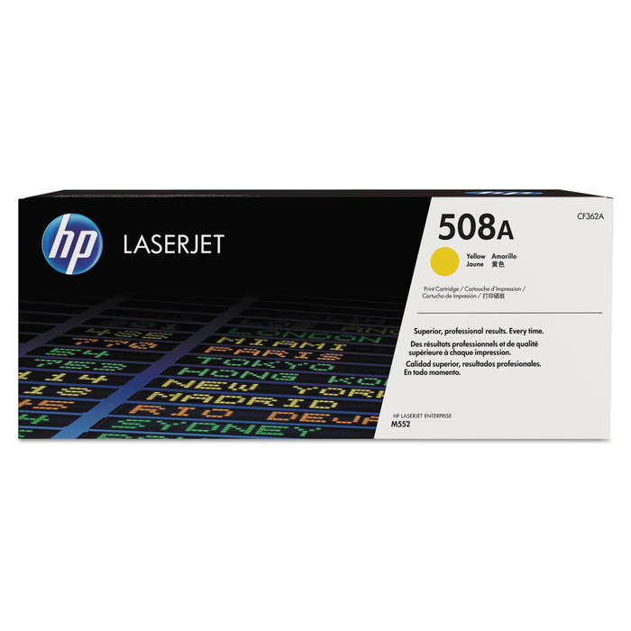 Toner CF362A (508A) HP Original | M577, M553, M552, M577f, M577dn, M553x, M553n, M553dn, M553dh, M577z, M577c Amarelo | Produto Oficial HP com NF