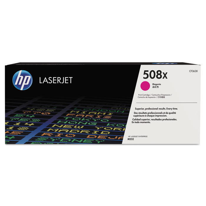 Toner CF363X (508X) HP Original | M577, M553, M577f, M577dn, M553x, M553n, M553dn, M553dh, M577z, M577c Magenta | Produto Oficial HP c/ NF