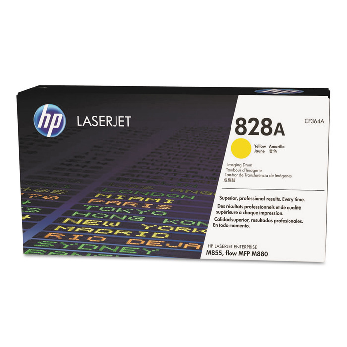 Cilindro CF364A (828A) HP Original | M880, M855, M855xh, M855x+, M855dn, M880z+ MFP, Flow M880z MFP Amarelo | Produto Oficial HP, com NF