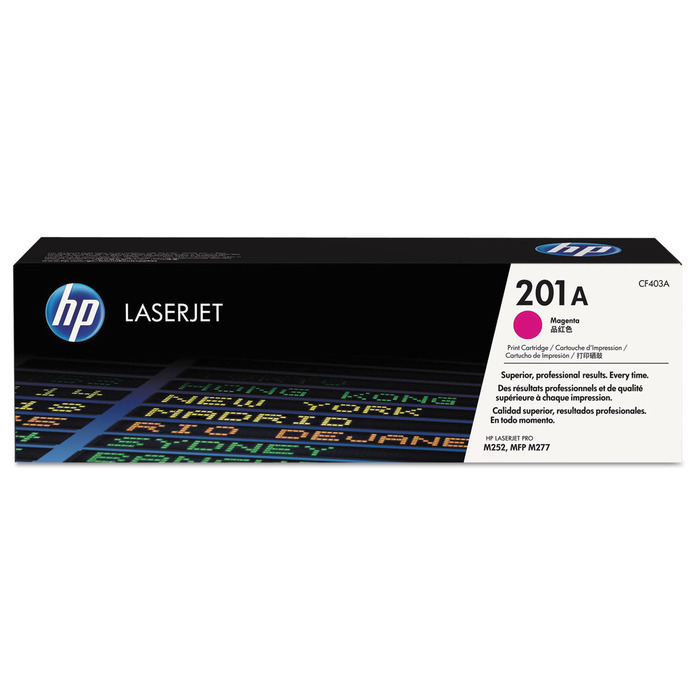 Toner CF403A (201A) HP Original | M277n, M277dw, MFP M252n, M252dw, M277, M252 Magenta | Produto Oficial HP, com NF e procedência