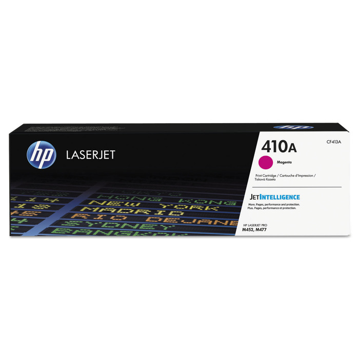 Toner CF413A (410A) HP Original | M377dw, M452nw, M452dw, M477fnw, M477fdw, M477fdn, M452dn, M377, M477, M452 Magenta | Produto Oficial HP com NF