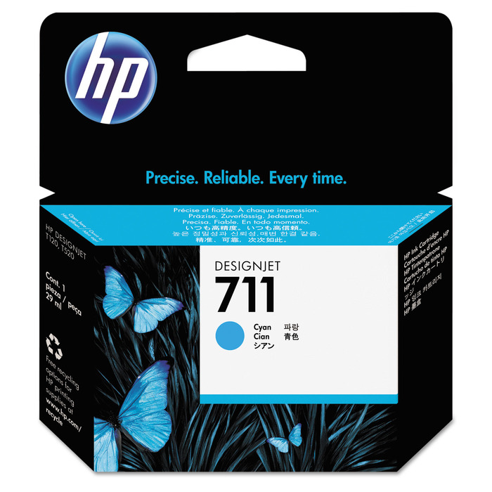 Cartucho CZ130A (711) HP Original | DesignJet T520, T120, T520, T120 Ciano | Produto Oficial HP, com NF e procedência
