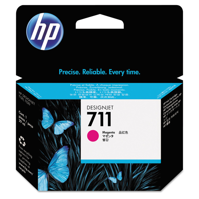 Cartucho CZ131A (711) HP Original | DesignJet T520, T120, T520 Magenta | Produto Oficial HP, com NF e procedência
