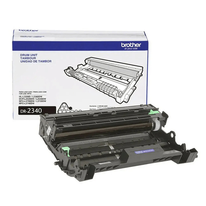 Cilindro de Imagem DR-2340 Brother Original | MFC-L2700DW, MFC-L2720DW, MFC-L2740DW, MFC-L2700D, DCP-L2540DW, DCP-L2520DW, HL-L2360DW, HL-L2320D