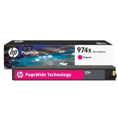 Cartucho L0S02AB (974XL) HP Original | 577z, 577dw, 552dw, 477dw, 477dn, 452dw, 452dn, 377dw, 352dw Magenta | Produto Oficial HP, com NF Cartucho L0S02AB (974XL) HP Original | 577z, 577dw, 552dw, 477dw, 477dn, 452dw, 452dn, 377dw, 352dw Magenta | Produto Oficial HP, com NF