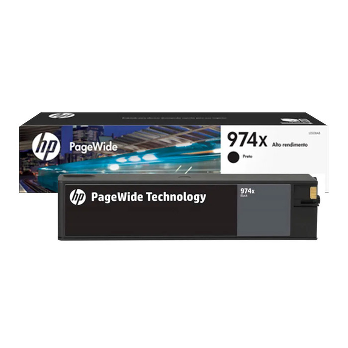 Cartucho L0S08AB (974XL) HP Original | 577z, 577dw, 552dw, 477dw, 477dn, 452dw, 452dn, 377dw, 352dw Ciano | Produto Oficial HP, com NF