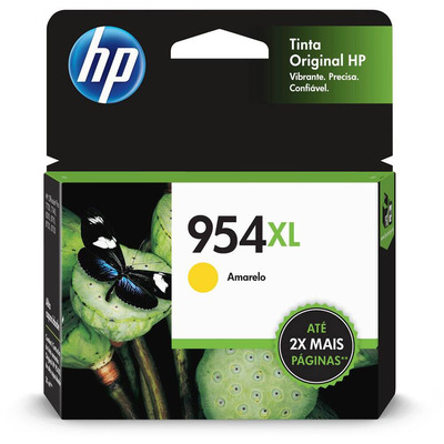 Cartucho L0S68AB (954XL) HP Original | 8740, 8210, 8725, 8716, 8720, 7720, 7740, 8715, 8710, 8700 Amarelo | Produto Oficial HP, com NF