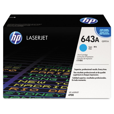 Toner Q5951A (643A) HP Original | 4700n, 4700dn, 4700 Ciano | Produto Oficial HP com NF, Procedência e Garantia de 1 Ano