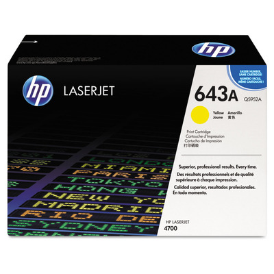 Toner Q5952A (643A) HP Original | 4700n, 4700dn, 4700 Amarelo | Produto Oficial HP com NF, Procedência e Garantia de 1 Ano