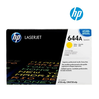 Toner Q6462A (644A) HP Original | 4730, CM4730fm, 4730x, CM4730, CM4730fsk, CM4730f, 4730MFP, 4730xm, 4730xs Amarelo | Produto Oficial HP Lacrado