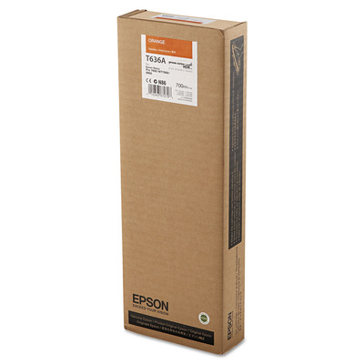 Cartucho Orange T636A00 (T636A) Epson Original | 9900, 7900 Stylus Pro Laranja | Produto Oficial Epson com NF e procedência Cartucho Orange T636A00 (T636A) Epson Original | 9900, 7900 Stylus Pro Laranja | Produto Oficial Epson com NF e procedência