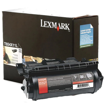 Toner T654X11L (T654X11B) Lexmark Original | T656, T654 Preto | Produto Oficial Lexmark com NF e procedência
