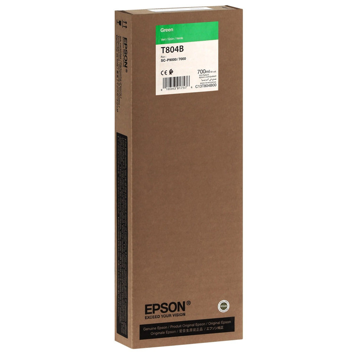 Cartucho Green T804B00 (T804B) Epson Original | P9000, P7000 SureColor Verde | Produto Oficial Epson com NF e Procedência