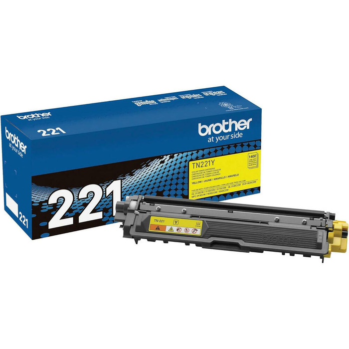 Toner TN-221Y (221) Brother Original | 9340CDW, 9330CDW, 9130CW, 3170CDW, HL-3140CW Amarelo | Produto Oficial Brother com NF e procedência